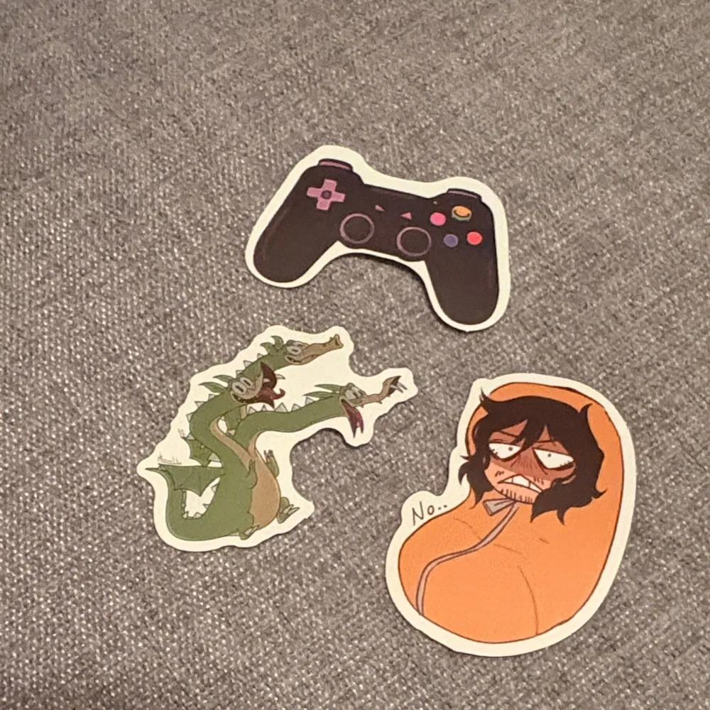 Gaming Console Controller Sticker Set